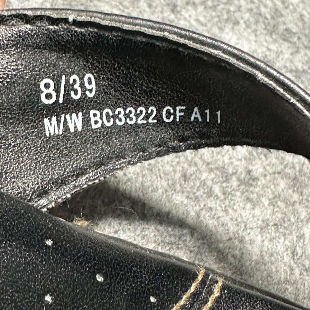 boc Black Floral Thong Sandals - Picture 8 of 12
